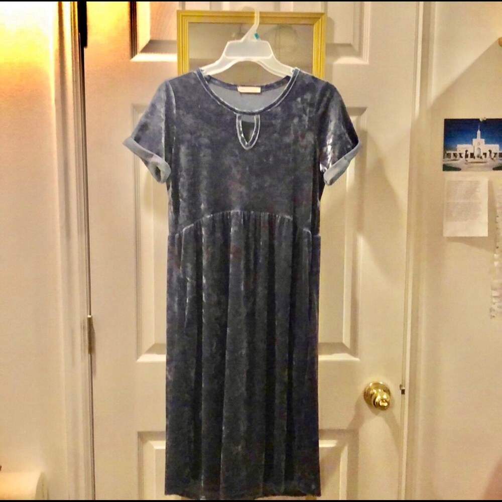 Tea n Rose blue dress